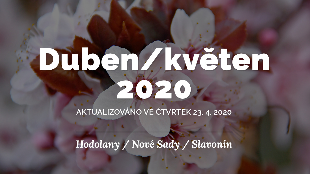 Duben/květen 2020